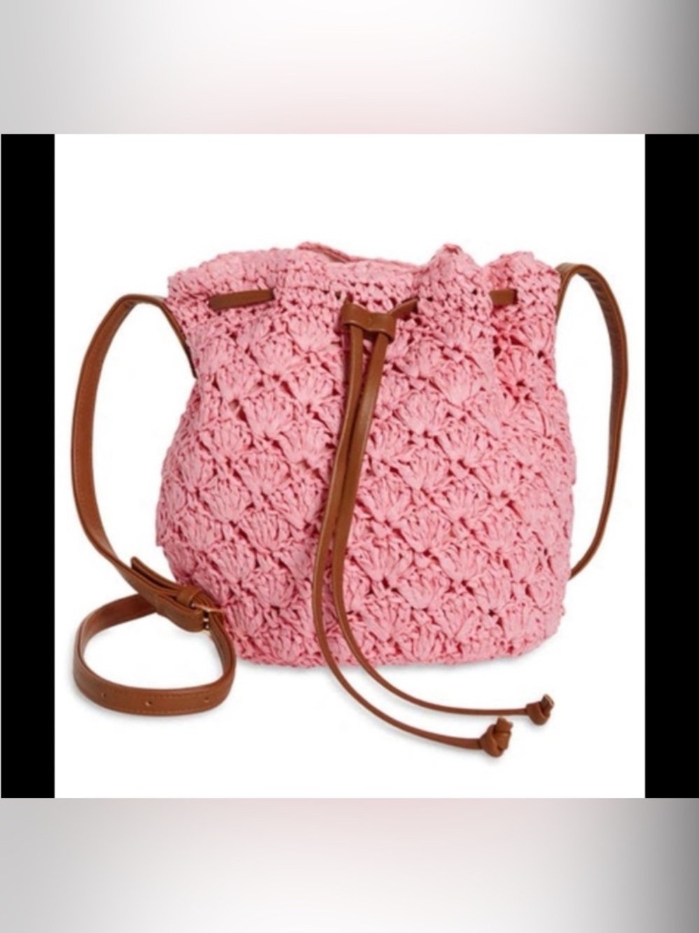BTB Isabella paper bucket bag